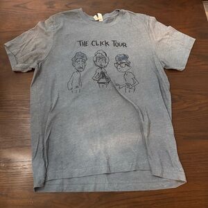 AJR The Click Tour Shirt Blue Music T-Shirt Band Tee Size XL
